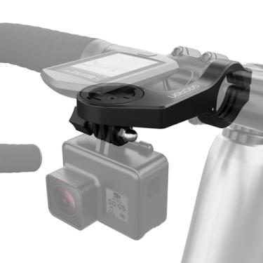 Imagem de Gaciron Suporte giratório para computador de bicicleta, suporte de luz de bicicleta H17, adequado para Garmin/XOSS computador e câmera esportiva Gopro farol de bicicleta, suporte de computador de