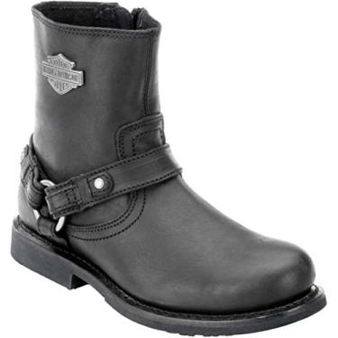 Imagem de Harley-Davidson Scout Black 7-Inch Leather Boots, Side Entry Inside Zip. D95262