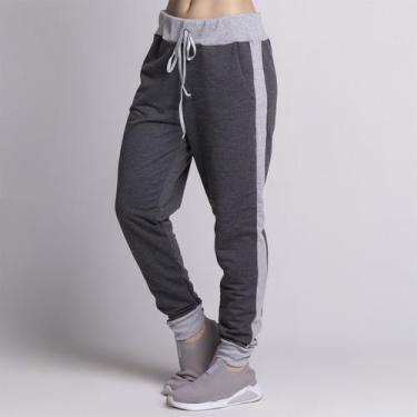 Imagem de Calça Casual Unissex Moletom Jogger Treino Fitness - Bella Fiore Modas