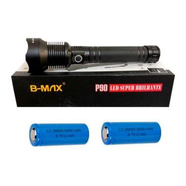 Imagem de Lanterna Tática Holofote Tocha Mais Forte Do Mundo Led P-90 - B-MAX