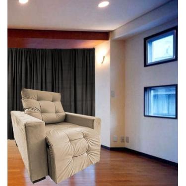 Imagem de Poltrona Amamentação Retratil E Reclinavel Sala Quarto Mamae Cris - Mo