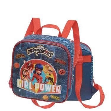 Imagem de Lancheira Miraculous Ladybug Team Work Azul - Pacific, Girl Power