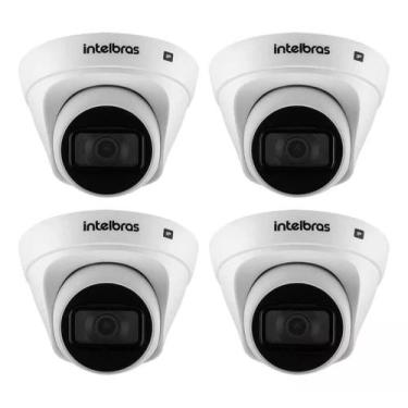 Imagem de 4 Câmeras De Segurança Vipc 1230 D G4 1080p Ip Tecnologia Poe - Intelb