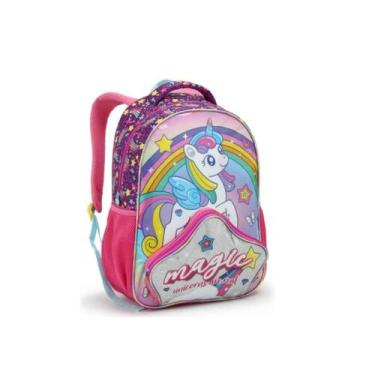 Imagem de Mochila Infantil Unicórnio Magic Seanite 17"