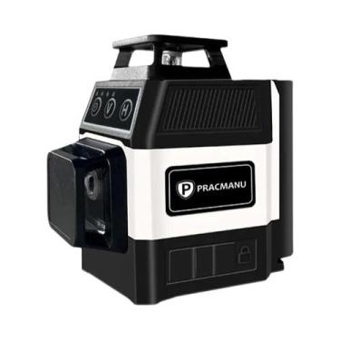 Imagem de Nível a Laser 3D Pracmanu - 12 Linhas Verdes, Auto Nivelante, Horizont