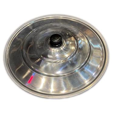Imagem de Tampa Avulsa De Alumínio Tamanhos Grandes Para Panelas Tacho Disco Chapas Frigideiras (60 CM)