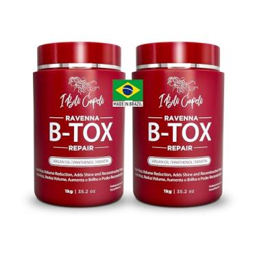 Imagem de Kit I Belli Capelli Ravenna B-tox Máscara Reparadora Rejuvenescimento Capilar Anti-frizz 2x1kg