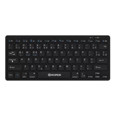 Imagem de Mini Teclado Bluetooth pc-078bt Preto Idioma Português Brasil