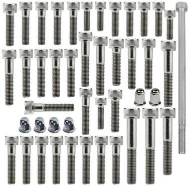 Imagem de Kit parafusos inox motor completo CRF230F 2007 a 2020 CRF230 Nacional 