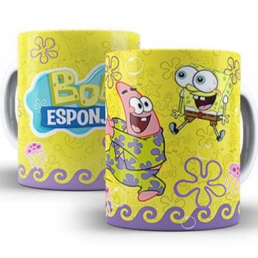 Imagem de Caneca Xicara Personalizada Bob Esponja - X-Colour, 9