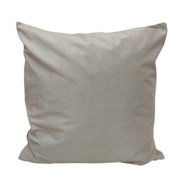 Imagem de Capa Para Almofada Veludo Cristal 45cm X 45cm Bege Neutro
