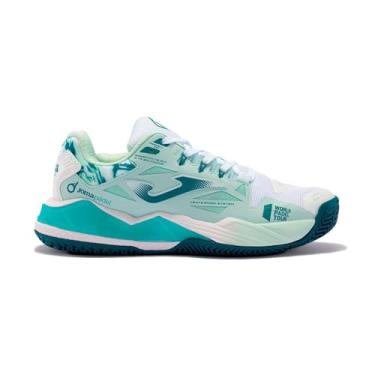 Imagem de Joma Tênis de padel feminino Slam Lady, World Padel Tour Clay, Branco turquesa, 36