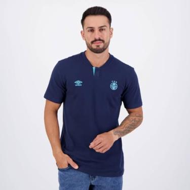 Imagem de Umbro Polo Masculina Grêmio Viagem 2024,Marinho,P