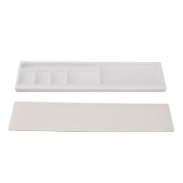 Imagem de Resto de pulso do teclado GRCFUMO, suporte ergonômico do pulso do teclado, teclado de teclado de computador Pad Pad, Anti Slip Arm Palm Rounds Cushion para jogadores, (White)