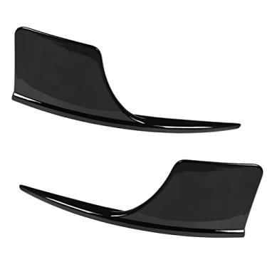 Imagem de Front Splitter Lip Spoiler para Mercedesbenz Glbclass X247 AMGLINE 2020 e, Posteriormente, Kit de Acabamento de Pára -choque Dianteiro Preto e Preto, Fácil de Instalar, Ajuste