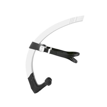 Imagem de menolana Tubo de respiração de natação frontal mergulho snorkel dianteiro semi -seco semi -seco homem ajuste o equipamento de cabeça de cabeça de cabeça de, Branco