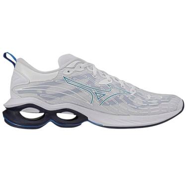 Imagem de Tênis Mizuno Esportivo Wave Creation 25 SE Masculino Branco Azul