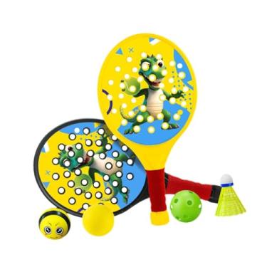 Imagem de YIJU Raquetas de tênis Padel, alça de não -lip com bolas de tênis ao ar livre para jardim