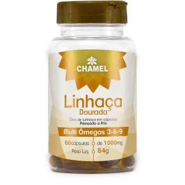 Imagem de Óleo de Linhaça Dourada 60 cápsulas - Multi Ômegas 3, 6 e 9