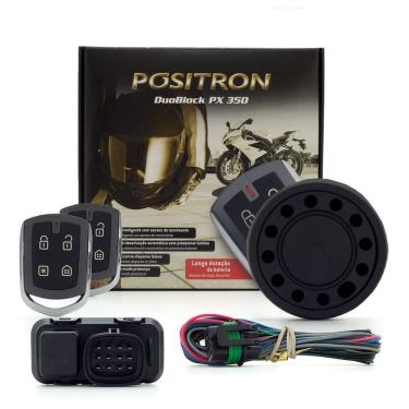 Imagem de Alarme Para Motos Pósitron Duoblock px 350 G8 Universal com Sensor de Presença e Movimento