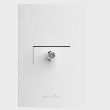 Imagem de Conjunto Tomada para Cabo Coaxial TV/Vídeo Inova Pró Alumbra