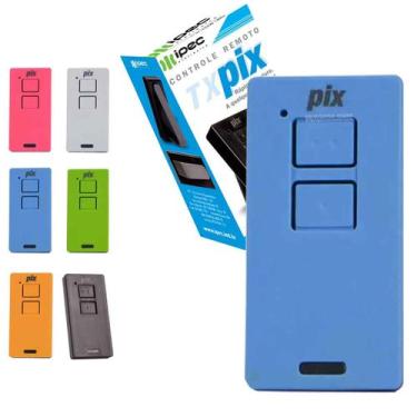 Imagem de Controle Portão Alarme Cerca Tx Pix 2 botões 433,92mhz Garen Ppa Rcg S