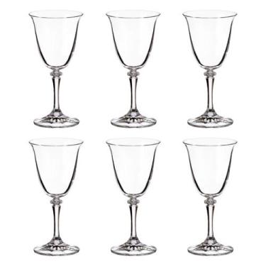 Imagem de Taça De Cristal Bohemia Para Vinho Branco 250 ml Branta 6 Peças - Bohe