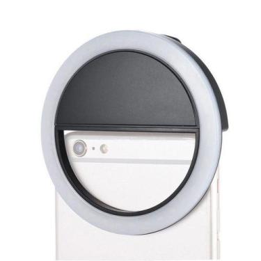 Imagem de Luz Selfie Ring Light Clipe Anel Led Flash Cor Preto