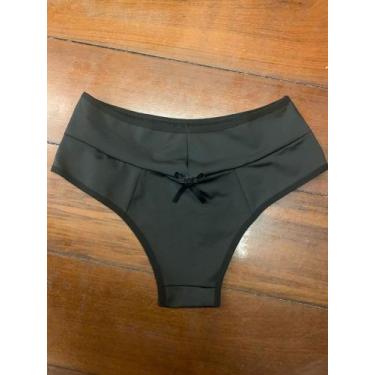 Imagem de Calcinha calça cós alto lacinho sustentaçao segura barriga - Confecção