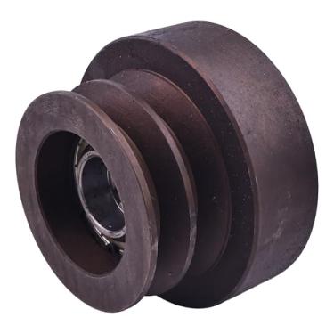 Imagem de YUXSOUQ Embreagem de polia de correia centrífuga se encaixa na polia dupla de 2.5 cm 8HP-16HP motor de embreagem resistente