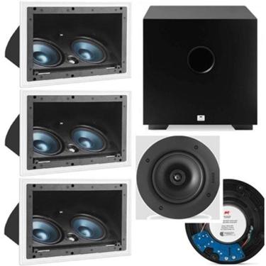 Imagem de Kit Home 5.1 Aat -3 Cxs Lcr A100 + 2 Cxs Nq6 100 + Subwoofer