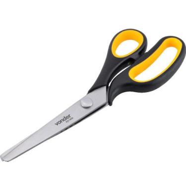 Imagem de Tesoura manual de picotar 230 mm com cabo emborrachado - Vonder