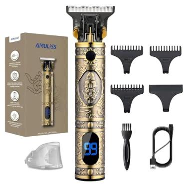Imagem de MULISS Aparador de cabelo ( COM TELA LED/ SEM FIO ) masculino profissional , corte de cabelo e cuidados para homens, tela LED recarregável