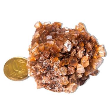 Imagem de 01 Pedra Aragonita Sputnik Natural Média 162g 6 a 7cm Tipo B - Cristai