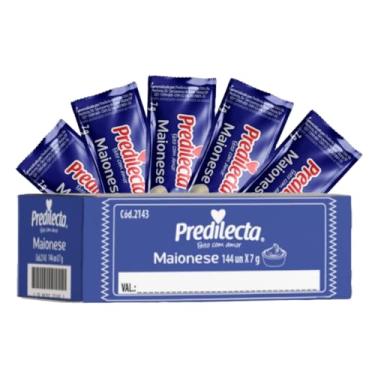 Imagem de Maionese Predilecta Sachê Caixa C/144 de 7g Cada