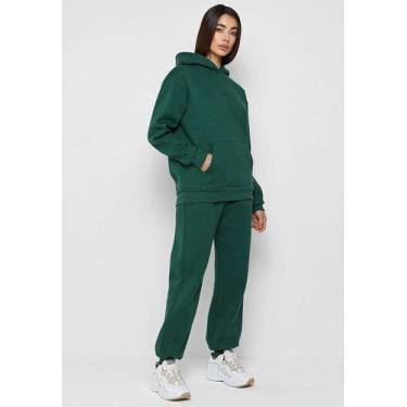 Imagem de Moletom Feminino Com Capuz Forrado De Lã Para Inverno - vitoria flower