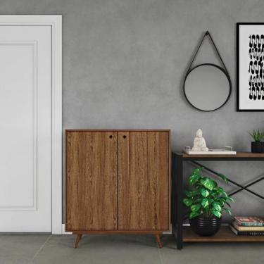 Imagem de Sapateira Vicenza Rustik Carvalho - Mobly