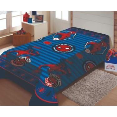 Imagem de Manta Infantil Para Menino Homem Aranha 1,50 x 2,00 m - Jolitex
