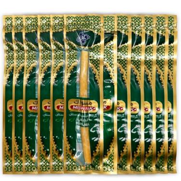 Imagem de FREEGRIN Pacote com 12 escovas de dentes naturais Miswak – Escova de dentes tradicional selada a vácuo – para dentes saudáveis, gengivas e hálito fresco (sabor original - 2)