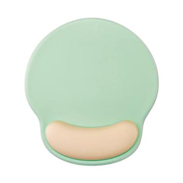 Imagem de Mouse pad ergonômico Suporte de descanso de pulso - Suporte de almofada de pulso preenchido com gel - Conforto melhora o clique preciso, antiderrapante (verde)