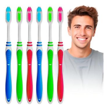 Imagem de Kit 6 Escovas De Dente Super Macia Revolution Ultra Adulto - Sunny