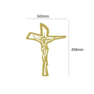Imagem de Aplique Caminhão Crucifixo Dourado - Venka