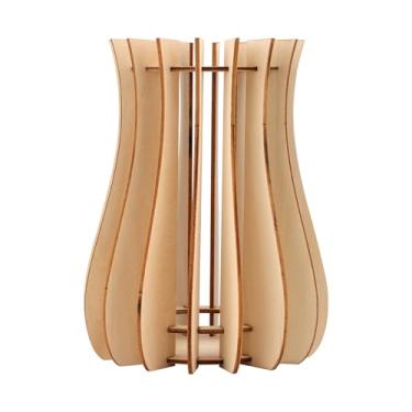 Imagem de Vaso de madeira para flores Lego, lindo vaso de flores para arranjo de buquê de rosas Lego, conjunto de montar vaso de flores de madeira, suporte de exibição para Lego flores, presentes e amantes de