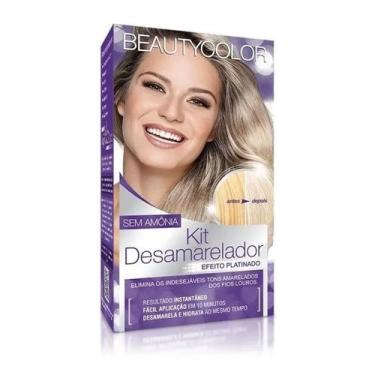 Imagem de Kit desamarelador beautycolor efeito platinado sem amônia
