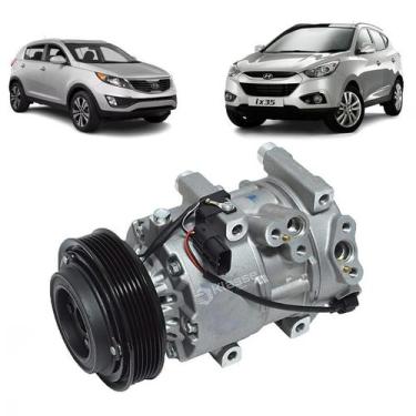 Imagem de Compressor Do Ar Tucson GLS / Limited / SE 2010 ate 2015 - KLASSE AUTO