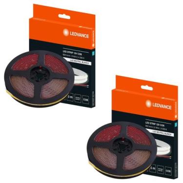 Imagem de 2 Fitas De Led Ecoflex Cob 5m 4000k Neutra 12v 9w Ledvance