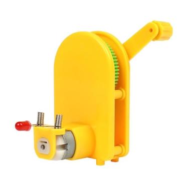 Imagem de menolana Kit de gerador elétrico de manivela, experimento de física, projetos faça você mesmo, auxílio para ensino, gerador de energia de manivela, do
