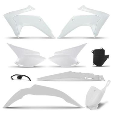 Imagem de Kit plástico crf 230 2015 + number plate - PRO TORK, BRANCO, Único