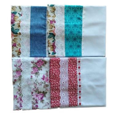 Imagem de Pano Prato Bordados da Nice 50 cm x 80 cm - 04 Unidades