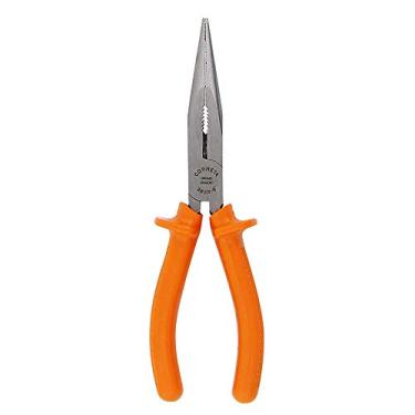 Imagem de Corneta Alicate Bico Meia Cana Longo Reto 4236309 Cabo Laranja